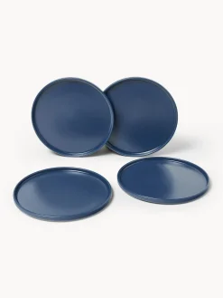 Set di 4 piatti da colazione fatti a mano Lowri