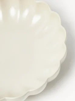 Set di 4 piatti fondi a forma di fiore Sabina