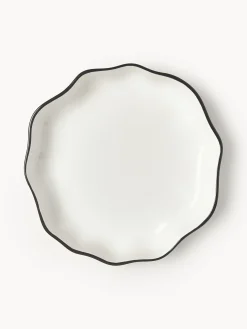 Set di 4 piatti fondi in porcellana Bia