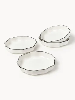 Set di 4 piatti fondi in porcellana Bia