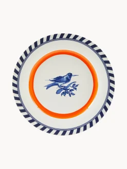 Set di 2 piatti piani Bird Patterned
