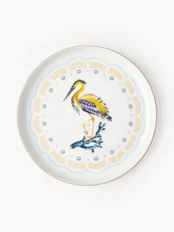 Set di 4 piatti piani Flamboyant