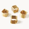 Set di 4 portatovaglioli Cuff