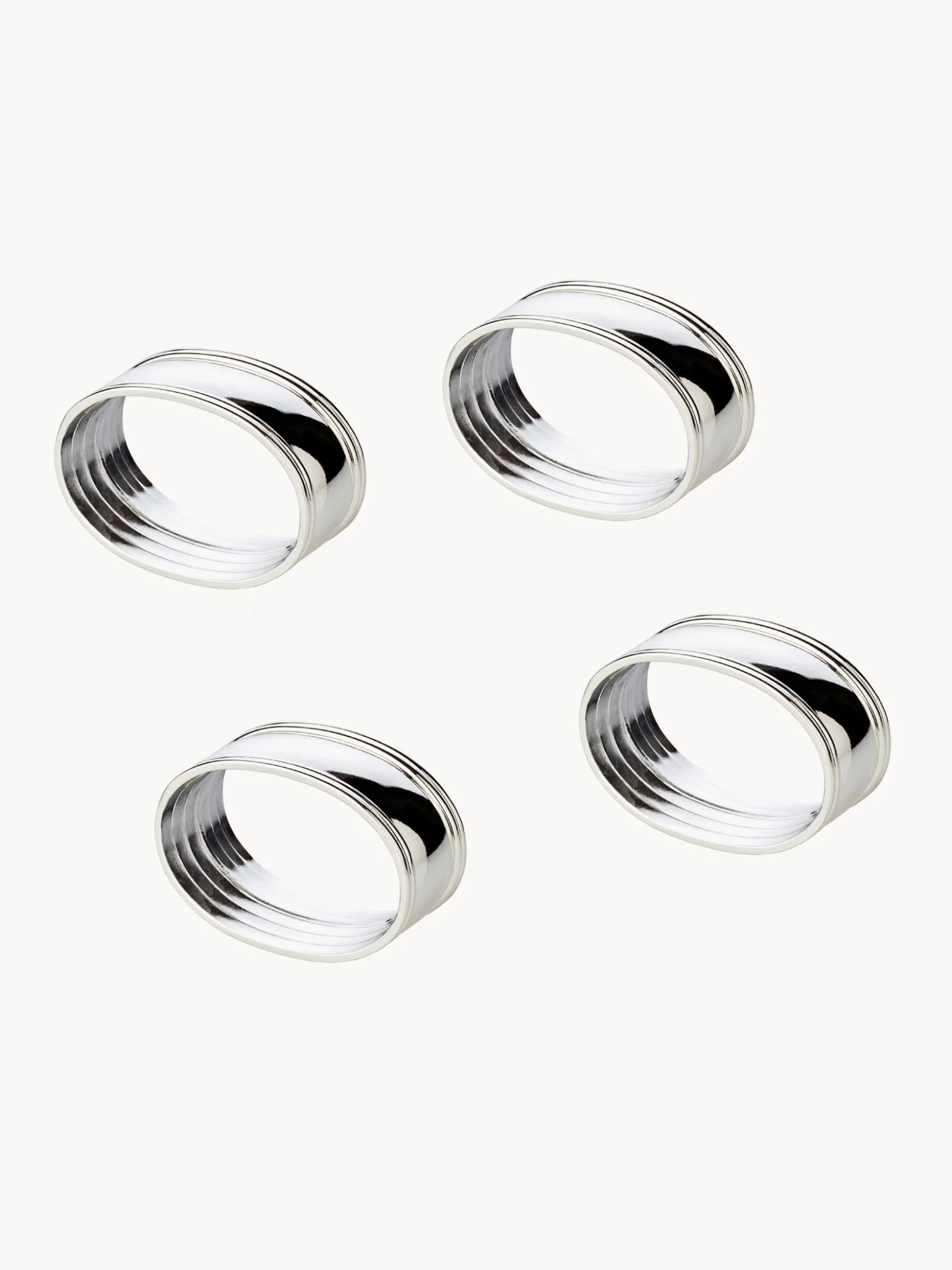Set di 4 portatovaglioli Faden