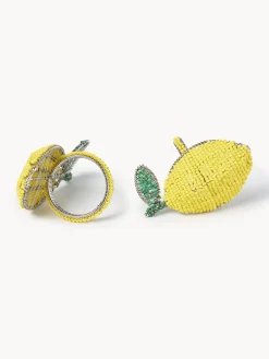 Set di 2 portatovaglioli Lemon
