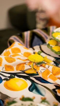 Set di 2 portatovaglioli Lemon