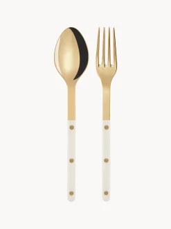 Set di 2 posate da insalata in acciaio inossidabile Bistrot