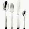 Set di 24 posate fatte a mano lucidate a specchio Alta in scatola, 6 persone