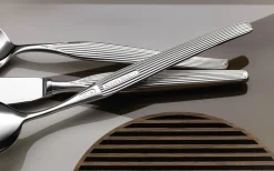 Set di 24 posate fatte a mano lucidate a specchio Metropolitan in scatola, 6 persone