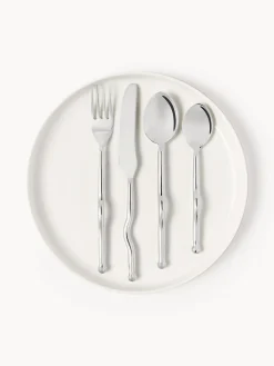 Set di 4 posate in acciaio inossidabile Juno, 1 persona