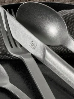 Set di 30 posate in acciaio inox Minimale, 6 persone