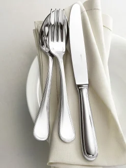 Set di 24 posate lucide Perles, 6 persone