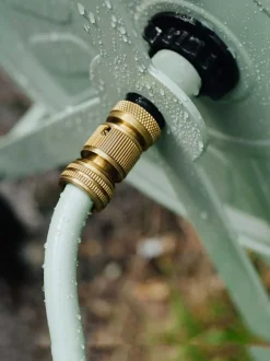 Set di 3 raccordi per tubo da giardino in ottone Saif