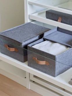 Set di 2 scatole con coperchio Premium