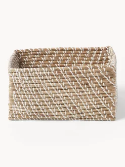 Set di 3 scatole in fibra naturale Aleya