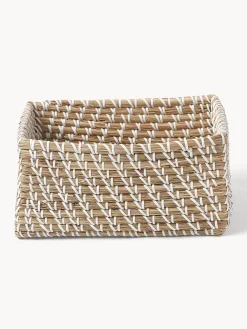 Set di 3 scatole in fibra naturale Aleya