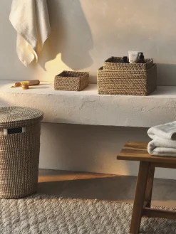 Set di 3 scatole in fibra naturale Aleya