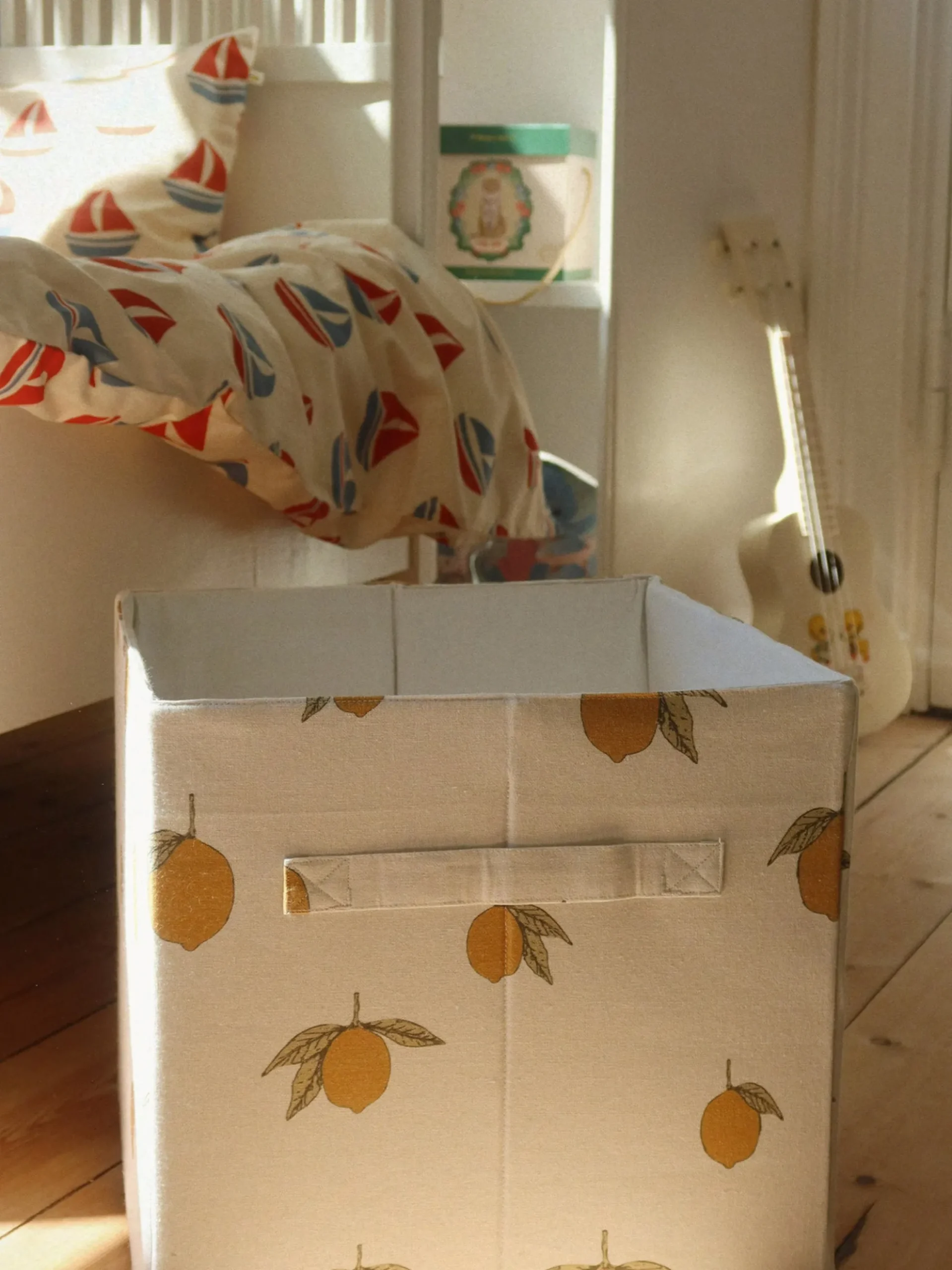 Set di 2 scatole portaoggetti per bambini Lemon