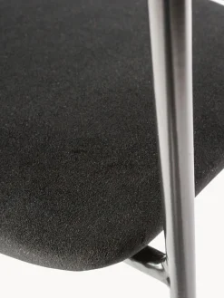 Set di 2 sedie con braccioli impilabili in velluto Elvy