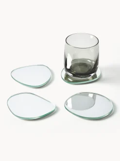 Set di 4 sottobicchieri asimmetrici Lio