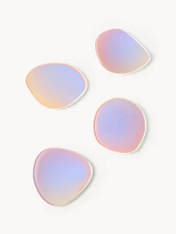 Set di 4 sottobicchieri asimmetrici Lio
