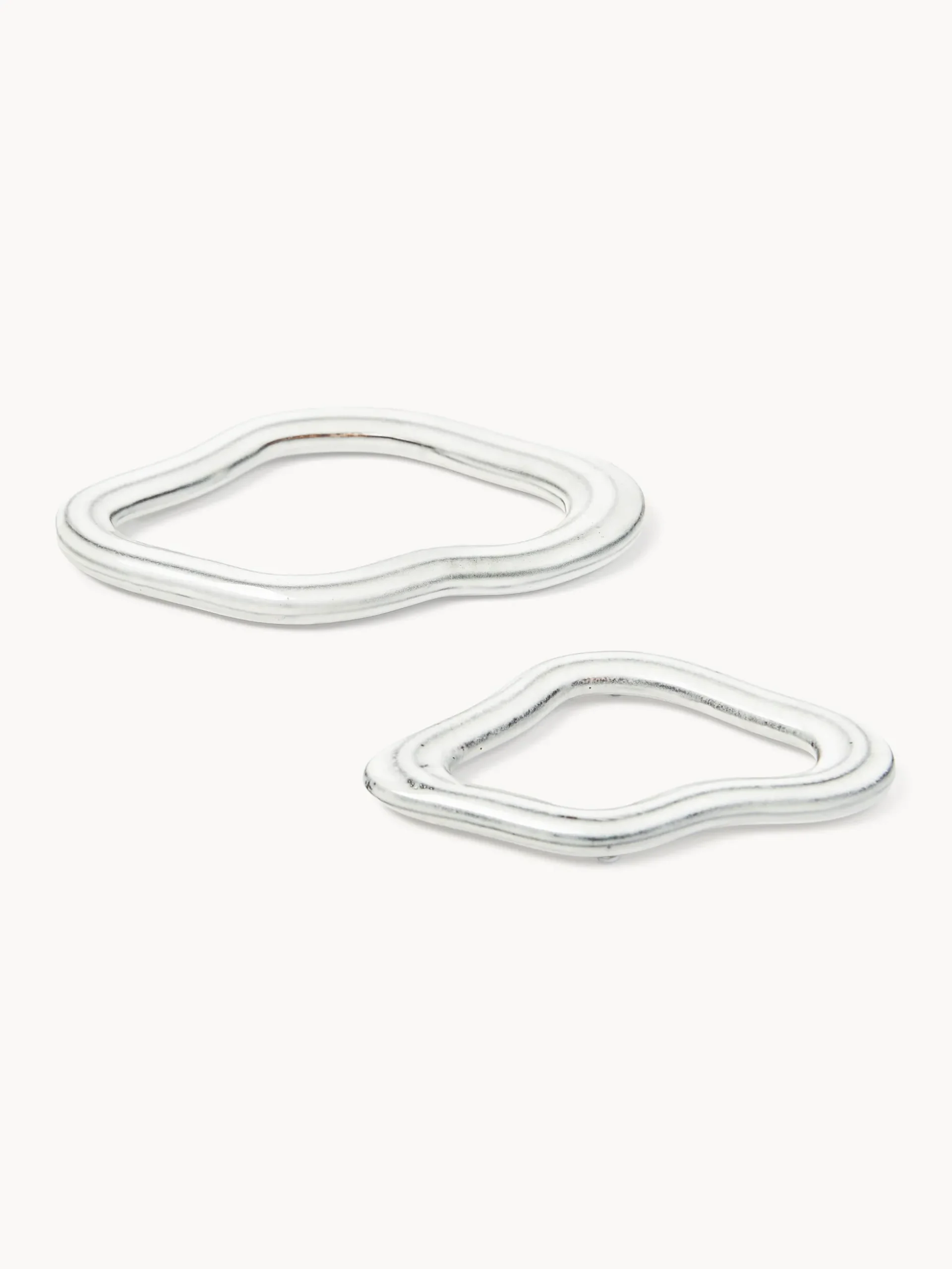 Set di 2 sottobicchieri fatti a mano Nordic Sand