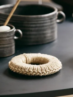 Set di 10 sottobicchieri in iuta Cubeb