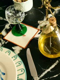 Set di 4 sottobicchieri in cotone Holiday