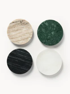 Set di 4 sottobicchieri in marmo Callum