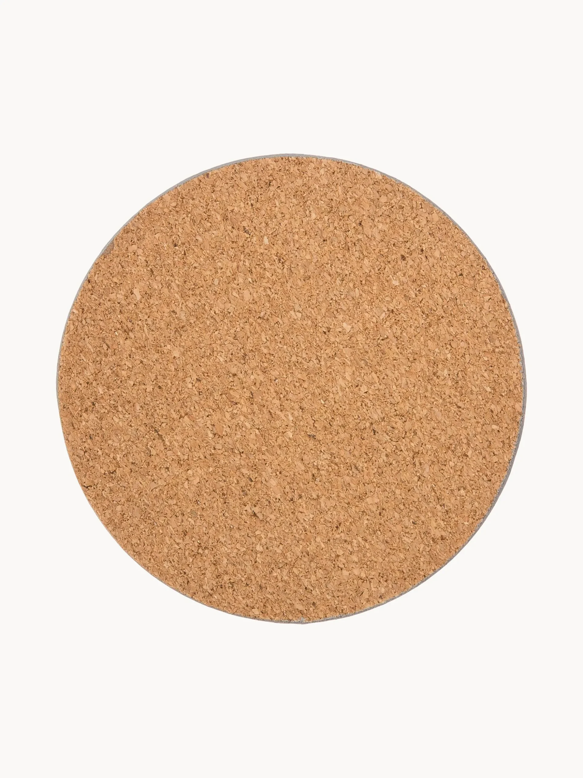 Set di 6 sottobicchieri in sughero effetto marmo Cara