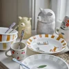 Set di 2 stoviglie per bambini dipinte a mano Tatiana