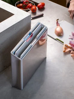 Set di 5 taglieri con supporto Folio