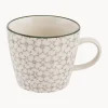 Set di 4 tazze con motivo grazioso Karine