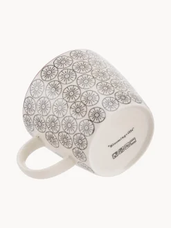 Set di 4 tazze con motivo grazioso Karine