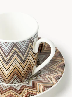 Set di 6 tazze da tè con piattini Jarris
