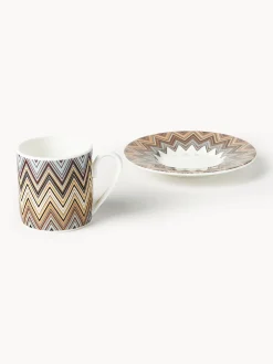 Set di 6 tazze da tè con piattini Jarris