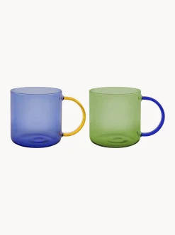 Set di 2 tazze in vetro borosilicato Fred