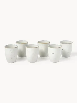 Set di 6 tazze senza manico fatte a mano Nordic Sand