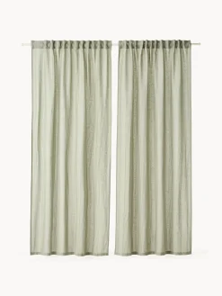 Set di 2 tende a bande multiuso filtranti la luce Dewi, larg. 140 cm
