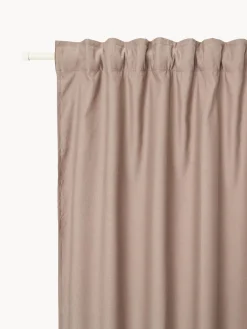 Set di 2 tende opache a righe Panama, larg. 140 cm