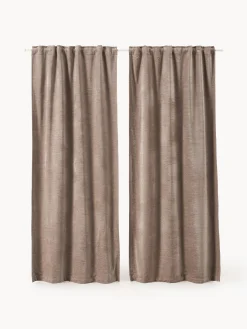 Set di 2 tende oscuranti totali con multibanda Sandra, larg. 130 cm