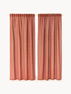 Set di 2 tende semitrasparenti con multibanda Sari, larg. 140 cm