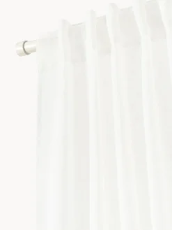 Set di 2 tende semitrasparenti Ibiza, larg. 135 cm