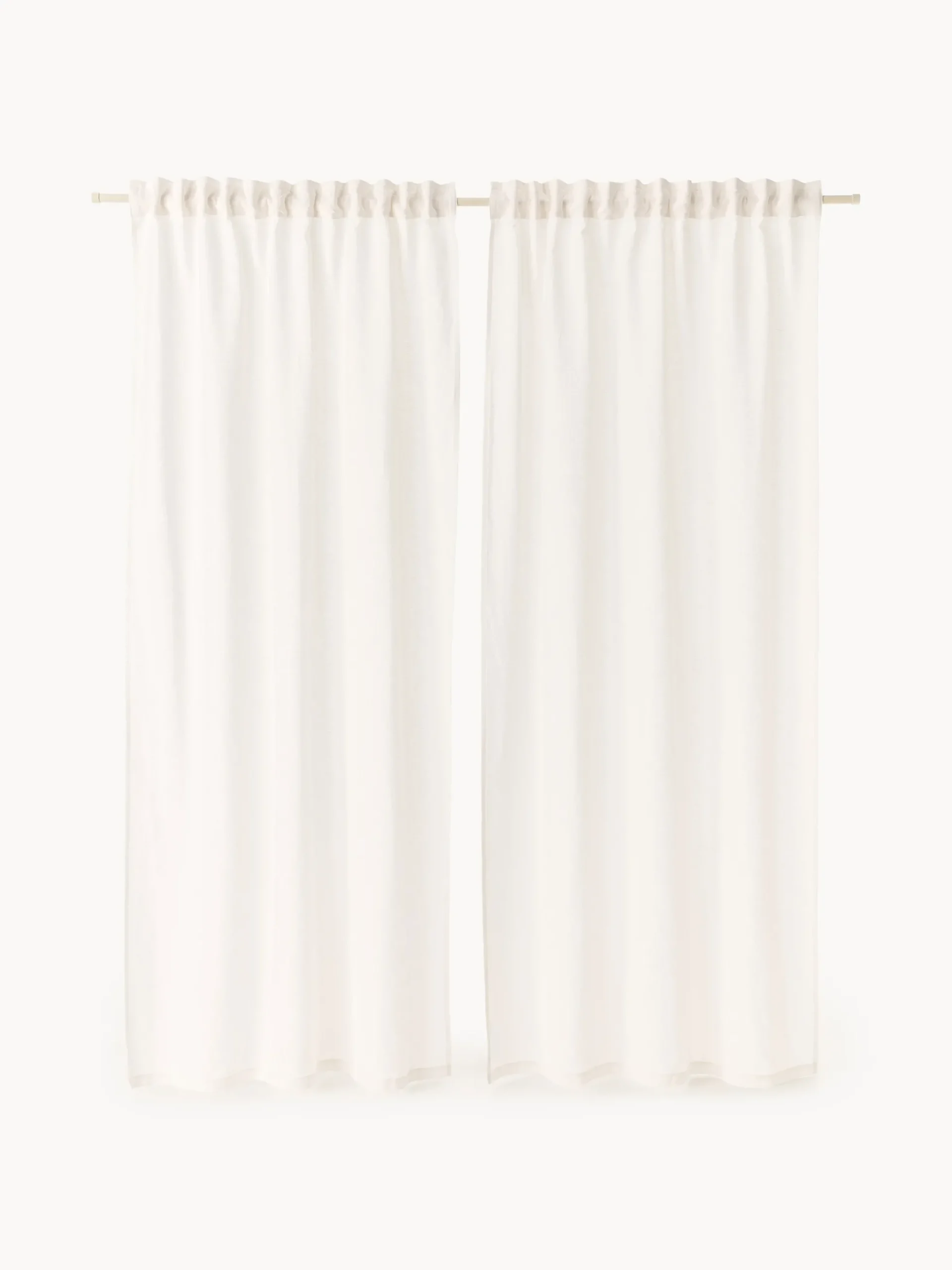 Set di 2 tende semitrasparenti con multibanda Sari, larg. 140 cm