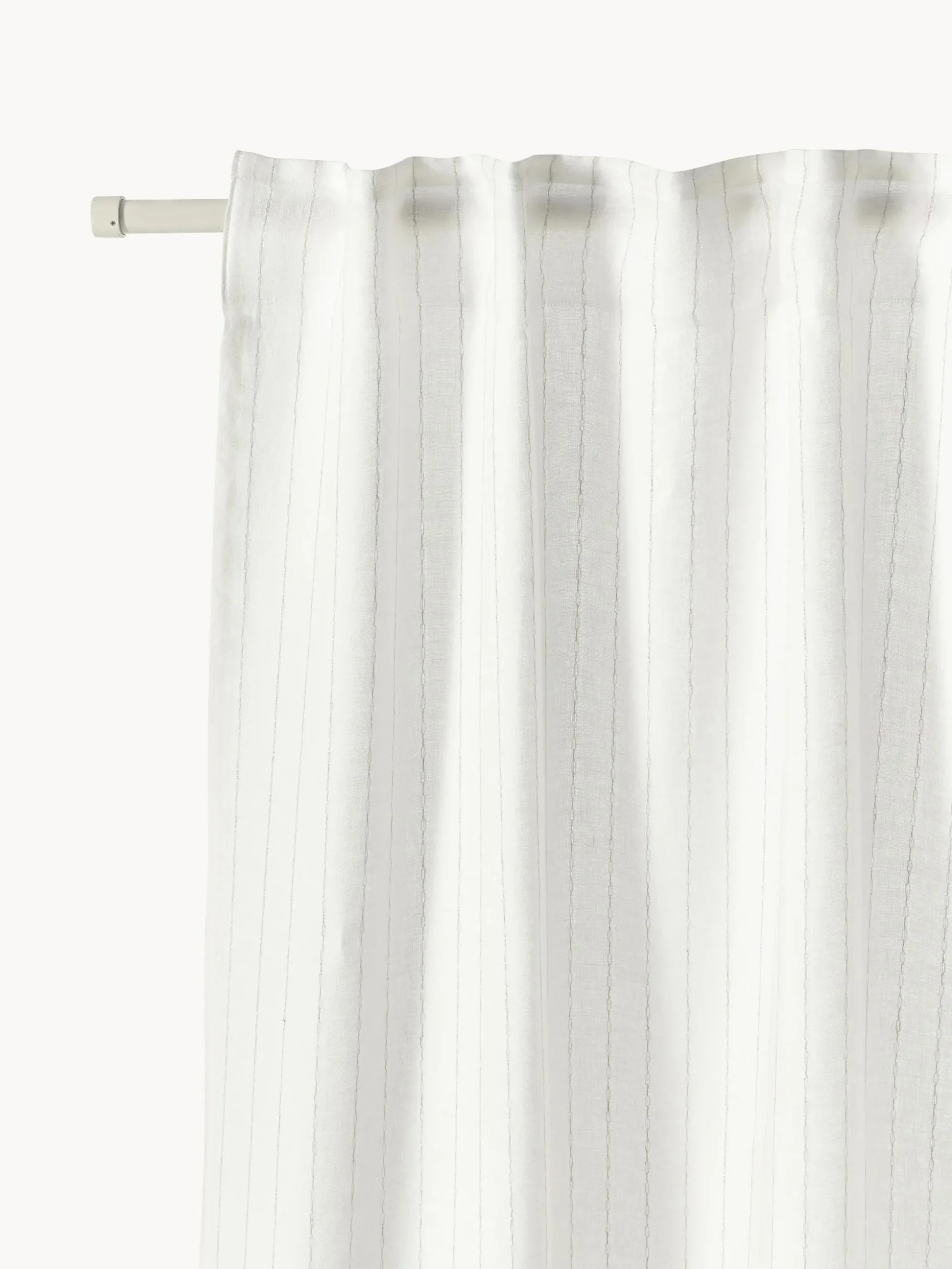 Set di 2 tende semitrasparenti con multibanda Gardine Birch, larg 130 cm