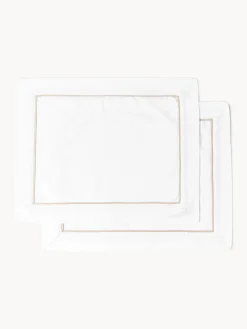 Set di 2 tovagliette americane in raso di cotone Tatiana