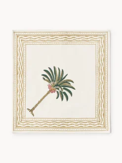 Set di 4 tovaglioli dipinti a mano Palm Tree