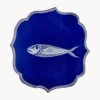 Set di 2 tovaglioli ricamati Fish
