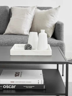 Set di 2 vasi con rilievo scanalato Esko