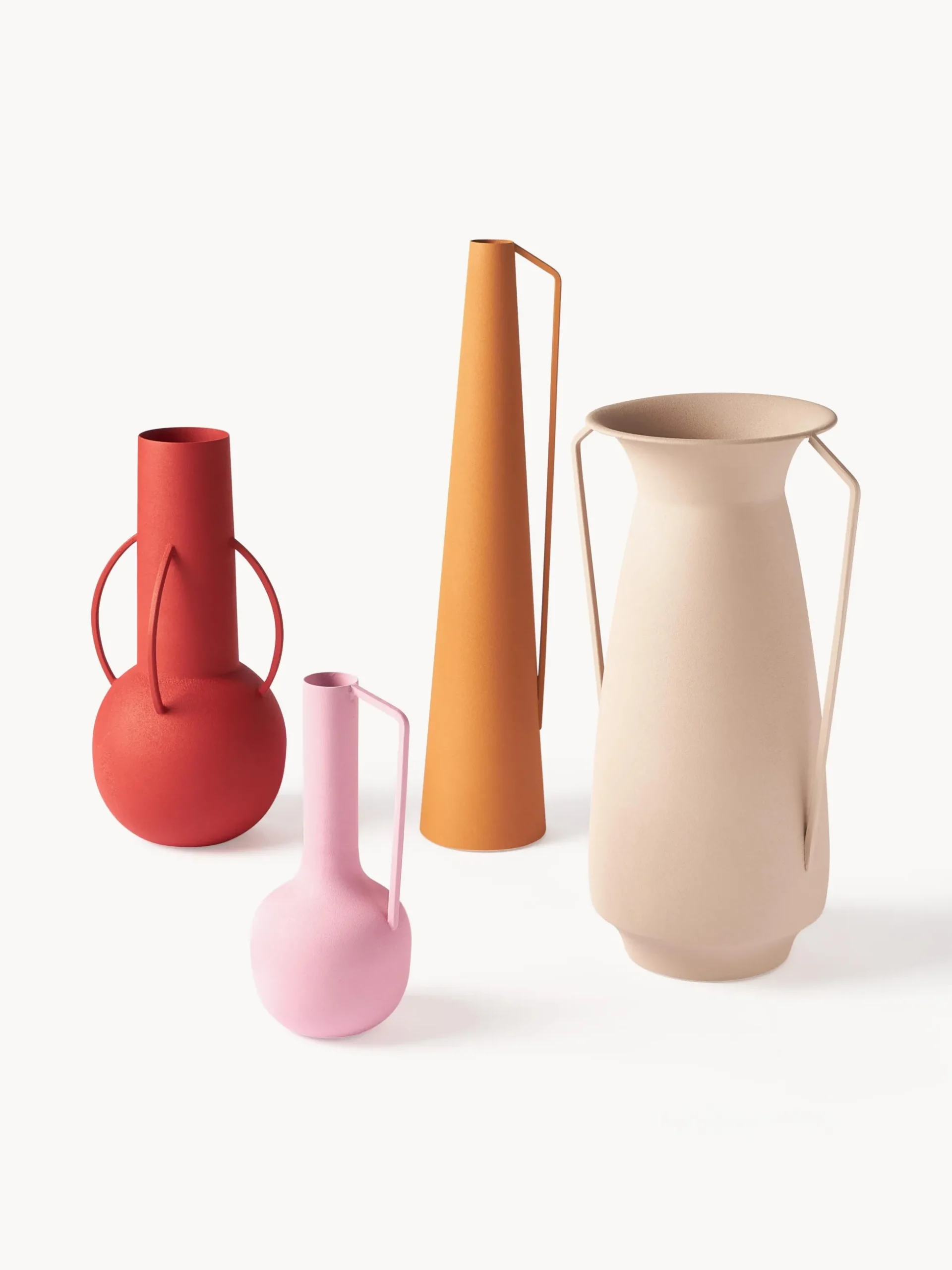 Set di 4 vasi decorativi fatti a mano Roman